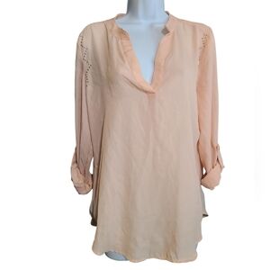 CARRIE ALLEN Light Pink Blouse M